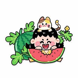 吃瓜卡通图文,揭秘娱乐圈的甜蜜与苦涩